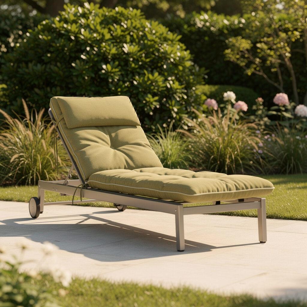 Material, Polsterung und Stellplatz bei ergonomischen Gartenliegen von Gartenmöbel Maier
