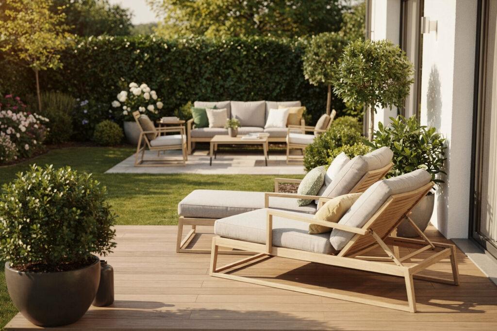 Flächennutzung – Balkon, Terrasse und Garten passend einrichten – Gartenmöbel Maier
