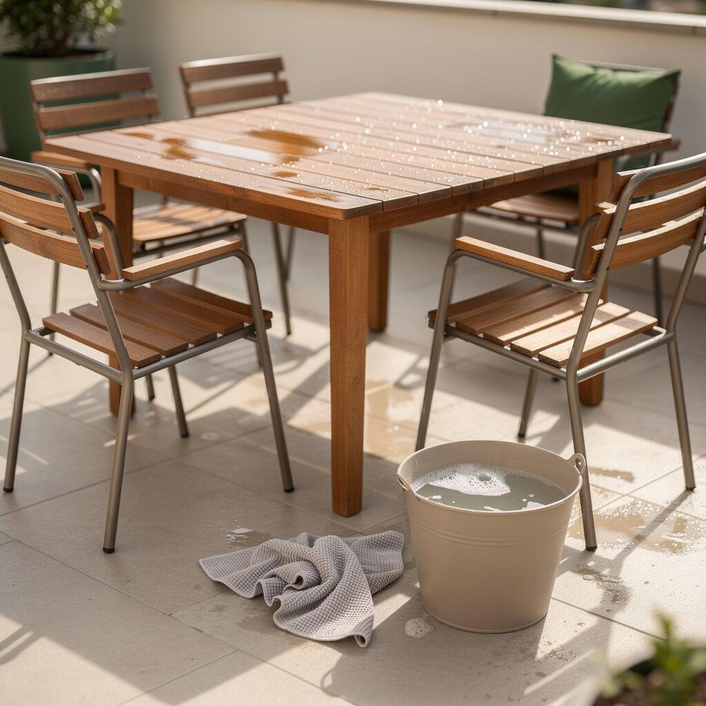 Gartenmöbel reinigen – Richtig pflegen und Materialien verstehen – Gartenmöbel Maier