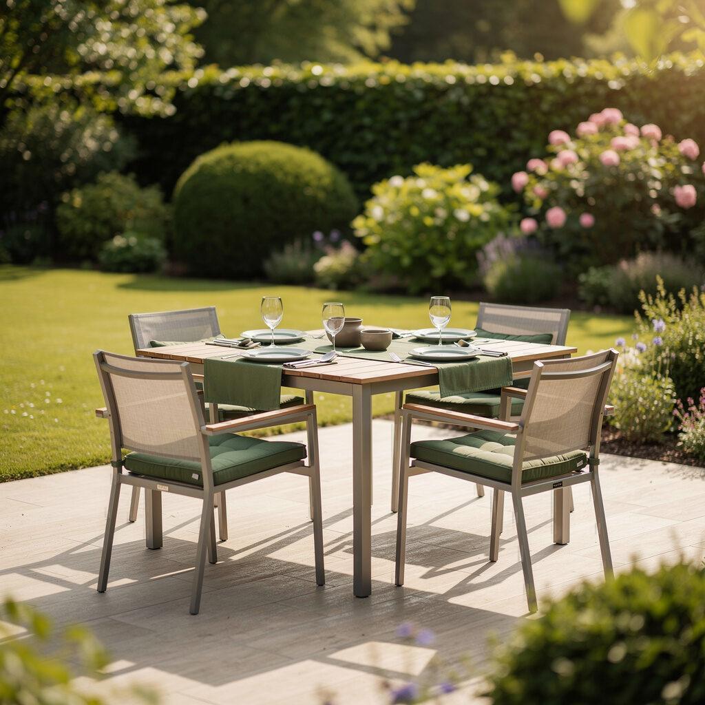 Gartenstühle und Gartentische von Gartenmöbel Maier für gemeinsames Essen draußen