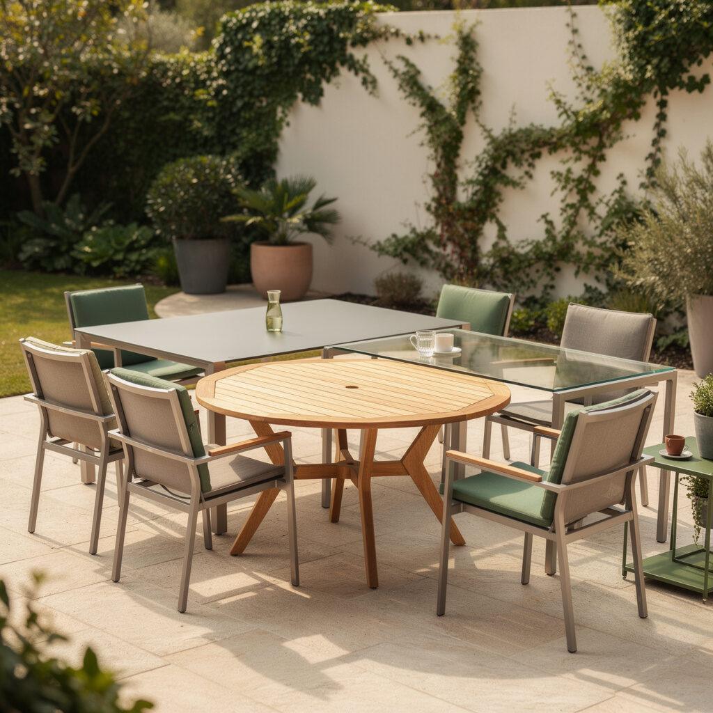 Gartenmöbel Maier bietet Gartentische aus verschiedenen Materialien und in diversen Größen
