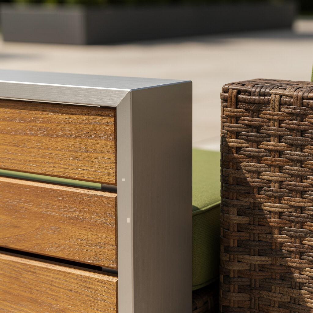 Materialien, die im Freien funktionieren – Holz, Aluminium und Polyrattan im Vergleich – Gartenmöbel Maier