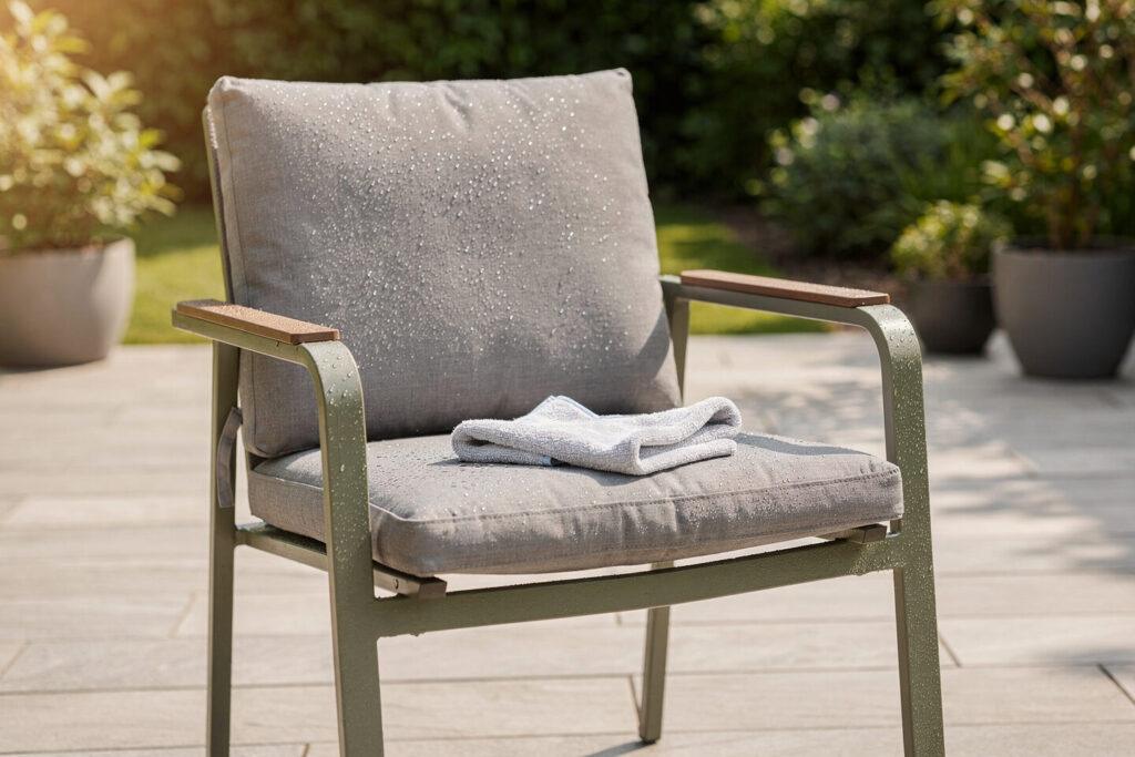 Richtig pflegen der Materialien bei Gartenmöbel Maier, damit Gartenstühle pflegeleicht und wetterfest bleiben